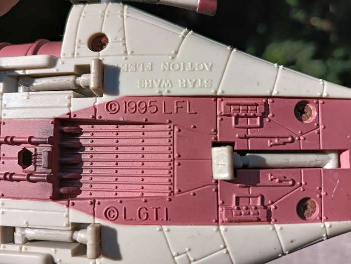 Star Wars 1995 Galoob Action Fleet A-Wing Rebel Alliance Fighter