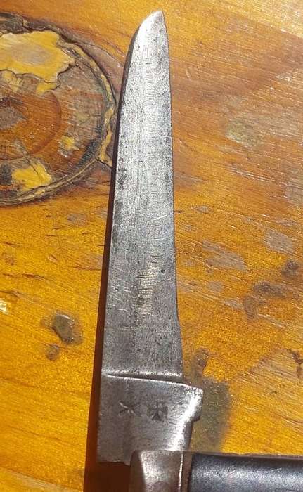 Antique Pre 1923 Joseph Rogers No 6 Norfolk St Lambsfoot Pocket Knife In Used Condition
