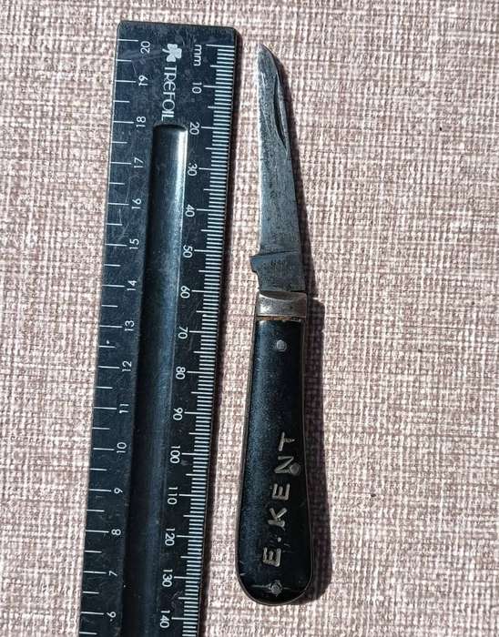 Antique Pre 1923 Joseph Rogers No 6 Norfolk St Lambsfoot Pocket Knife In Used Condition