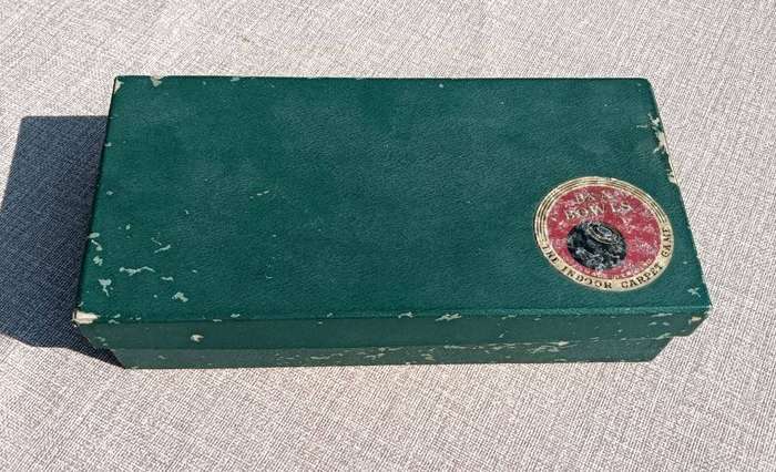 Vintage 1970s Banda Carpet Bowls Set by Brookes and Adams (B&A) England