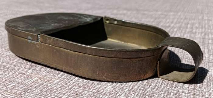 Brass Centenbak  Street Performer Coin Box  An Unusual Item to Find