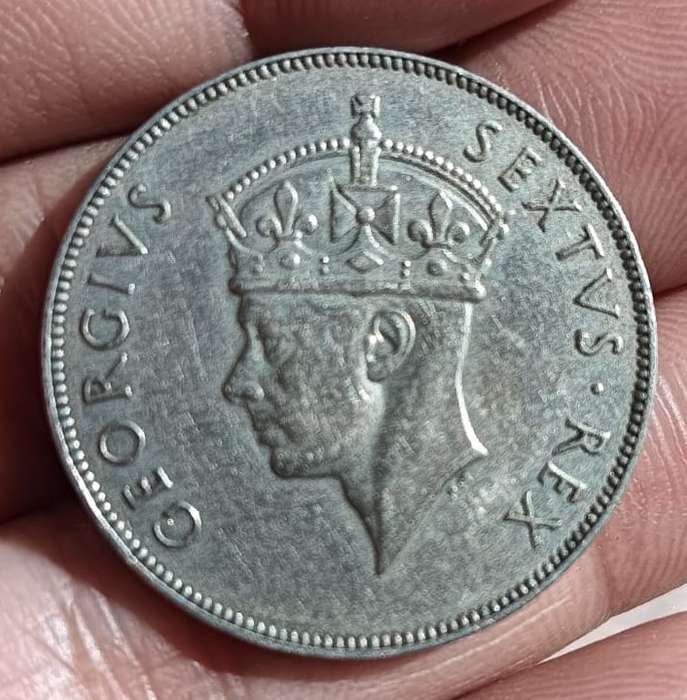 British East Africa Half Shilling (1949) One Shilling (1949) George VI Copper Nickel Coins