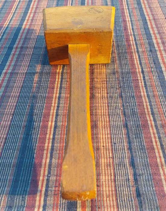 Vintage Emir Ashford England Joiners Wooden Dowel Hammer