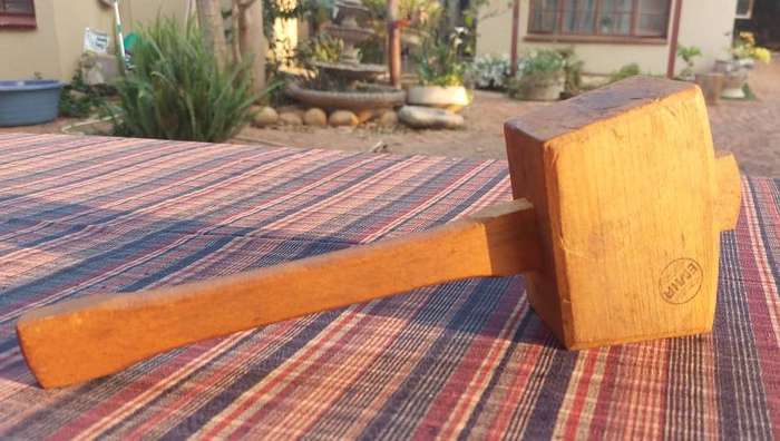 Vintage Emir Ashford England Joiners Wooden Dowel Hammer