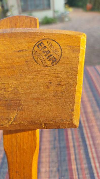 Vintage Emir Ashford England Joiners Wooden Dowel Hammer