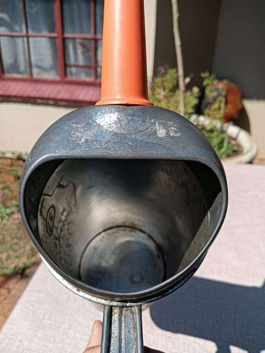 Vintage German Oil Can Marked Nur Fur Mineraloel  Classic Car Oil Memorabilia