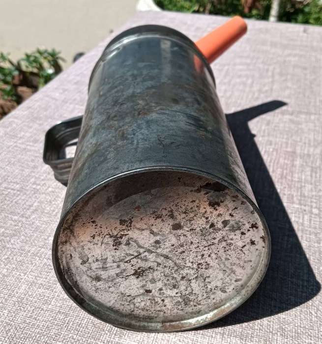 Vintage German Oil Can Marked Nur Fur Mineraloel  Classic Car Oil Memorabilia