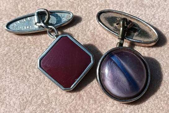 Huge Lot of 21 Vintage 1960s Cufflink Pairs and 2 Tie Clips - Good Condition - Good Quality
