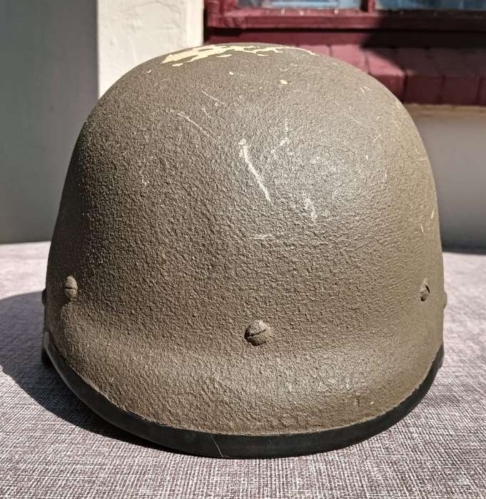 Vintage SA Army M87 S.A.P.H.I. Kevlar Helmet with Camouflage Cover