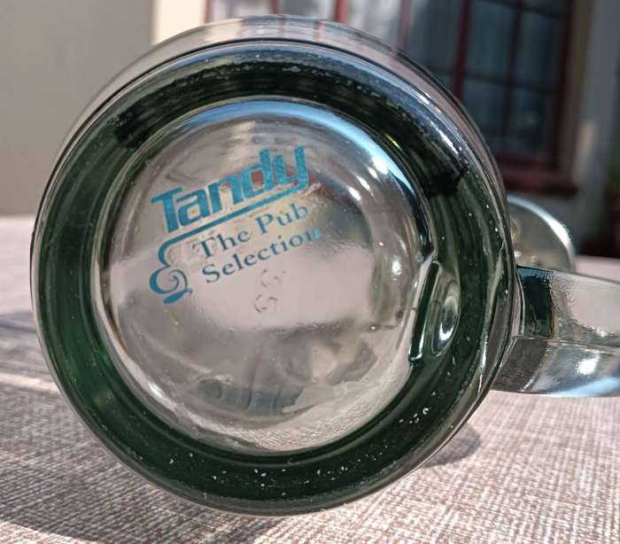 Lazy Ring for Bar Service Glass Tankard with a Velamos Bicycle Bell on Handle