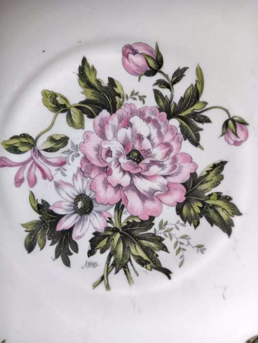 Royal Albert Gotsworld Pattern Two Handled Cake Plate Circa 1935-1940 Good Condition