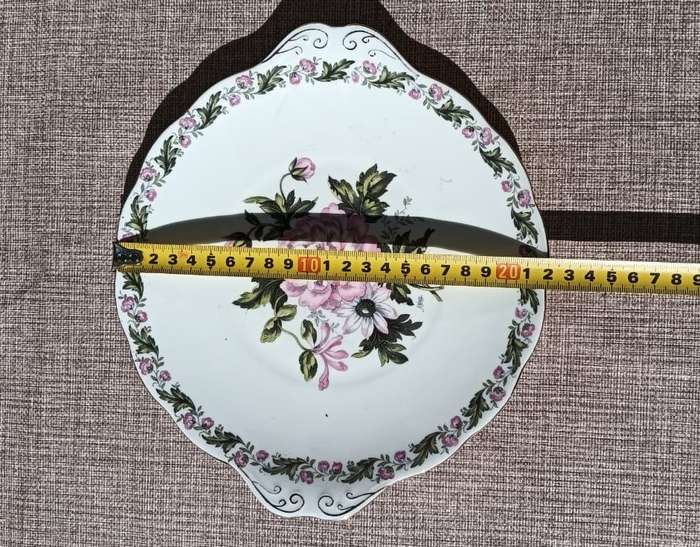 Royal Albert Gotsworld Pattern Two Handled Cake Plate Circa 1935-1940 Good Condition