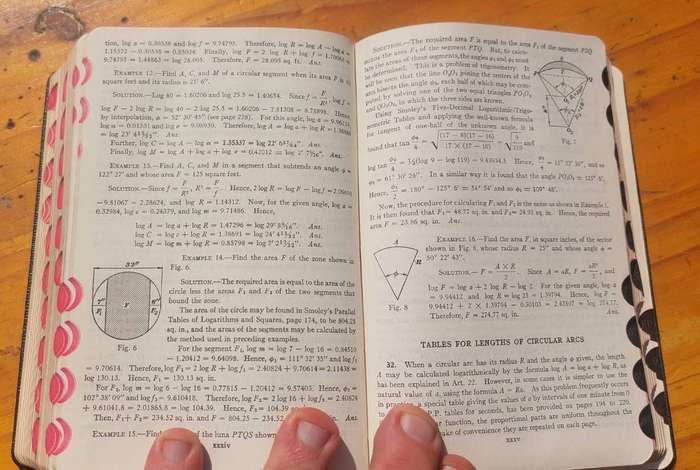 Remember Logarithms? A Smoleys 1953 new Combined Logarithmic Tables for All Your Logarithms and Squ