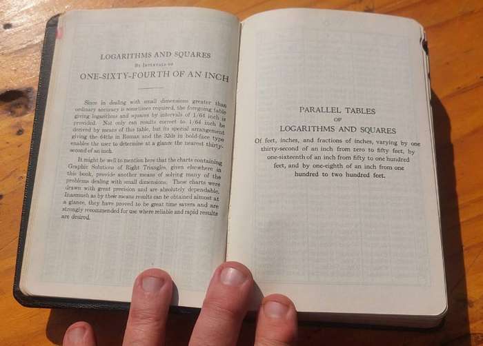 Remember Logarithms? A Smoleys 1953 new Combined Logarithmic Tables for All Your Logarithms and Squ