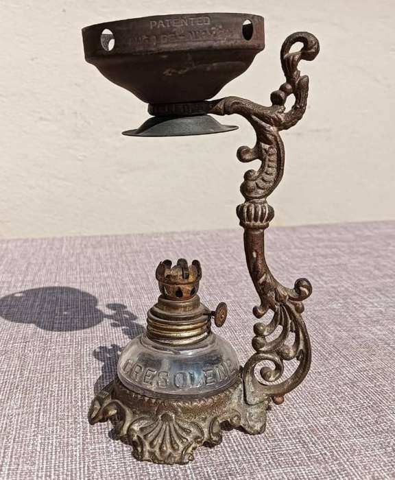 Vintage Medical Vapo-Cresolene Lamp Part of American Chamber of Horrors Exhibit Date 3 Aug 1939