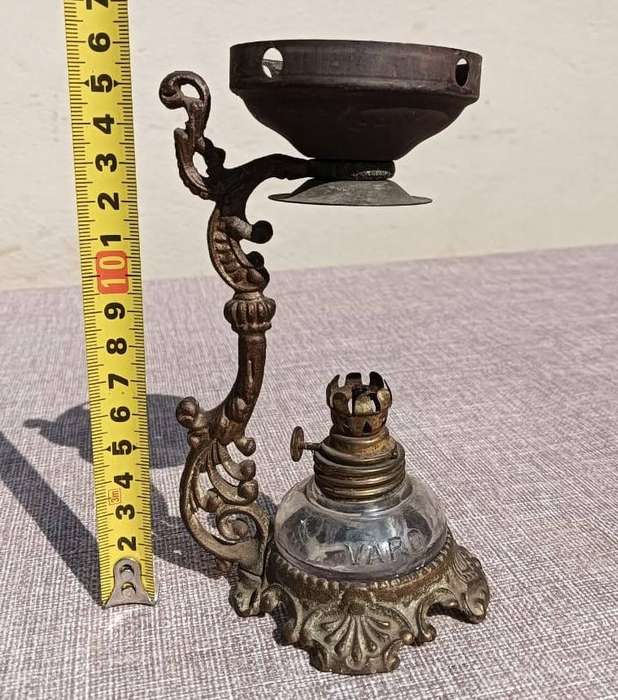 Vintage Medical Vapo-Cresolene Lamp Part of American Chamber of Horrors Exhibit Date 3 Aug 1939