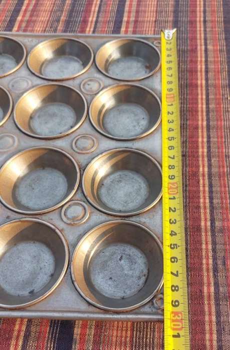 Two Vintage Steel Cookie Mould Pans Made in England and USA