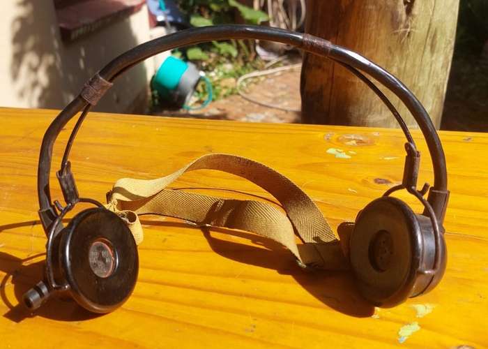 British WW2 I.T.E. NO. 1 MK II YA 7225 Radio Headphone
