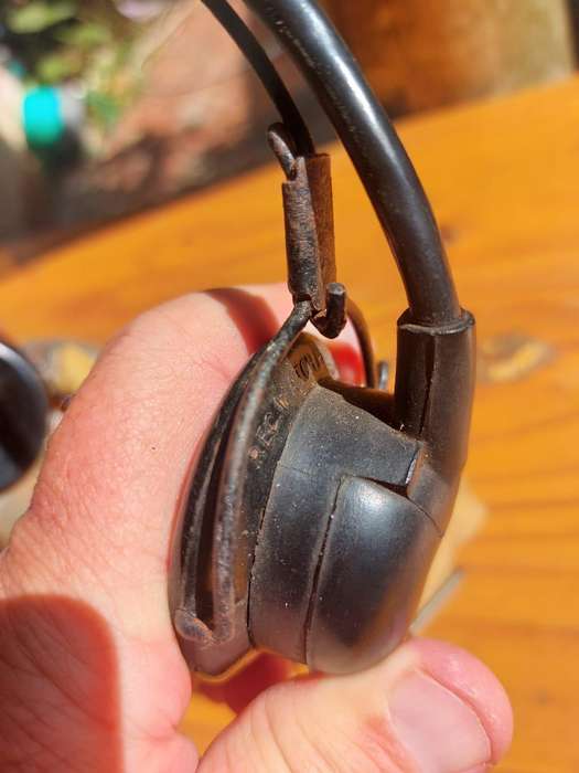 British WW2 I.T.E. NO. 1 MK II YA 7225 Radio Headphone