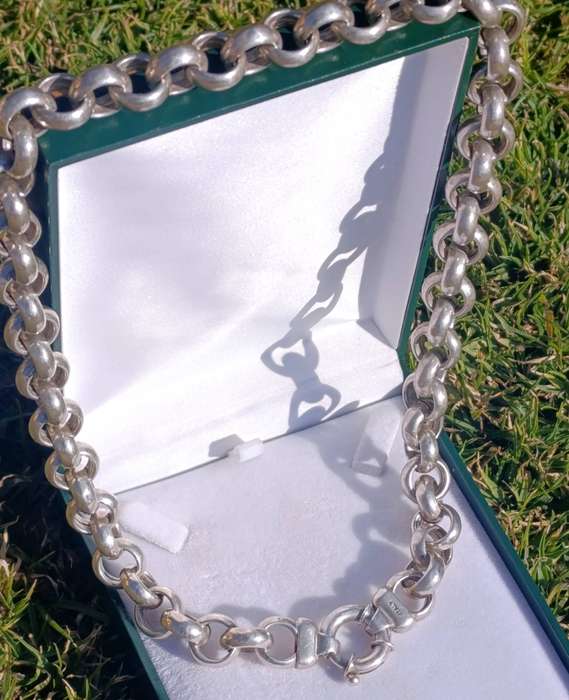 Sterling 13MM Signoretti Clasp Rolo Chain