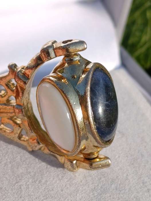 Estate Gemstone Spinner Fob Pendant