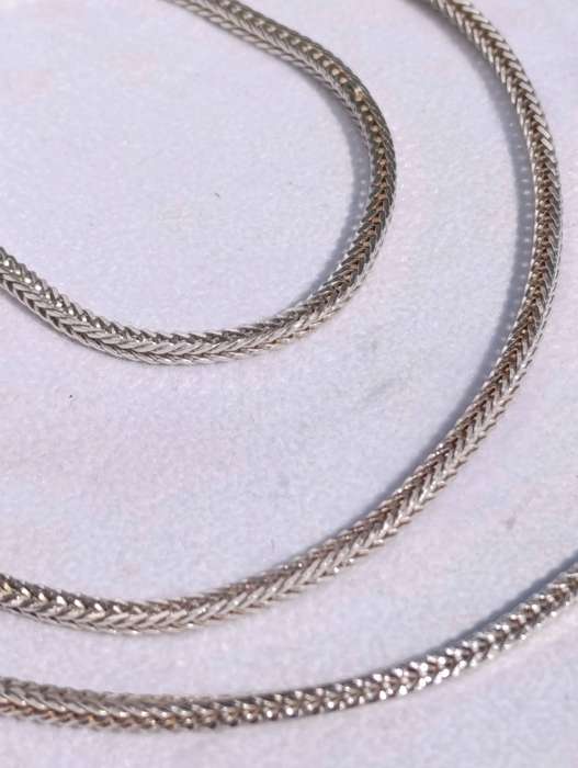 Vintage Hallmarked Sterling Wheat Chain