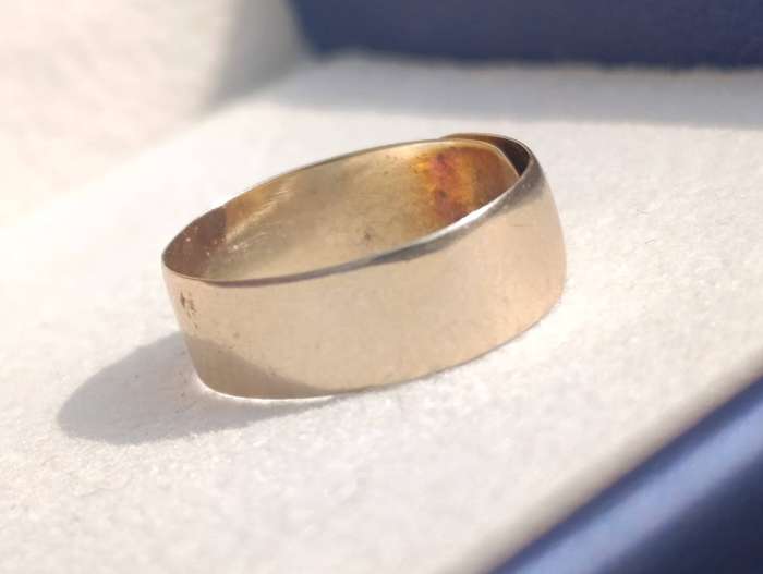 9ct Gold 5MM Vintage Full Toe Ring