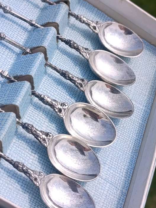 Antique Boer War "835" Silver Spoons
