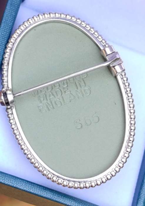 Sterling Silver Wedgewood Brooch