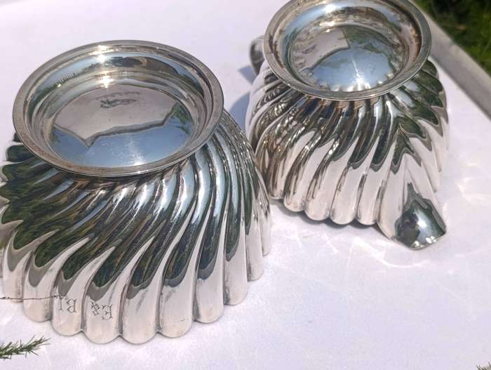 Sterling British Hallmarked Milk & Sugar Set
