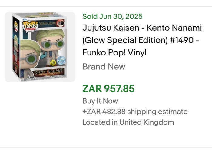 Kento Nanami Jujutsu Kaisen Funko Pop