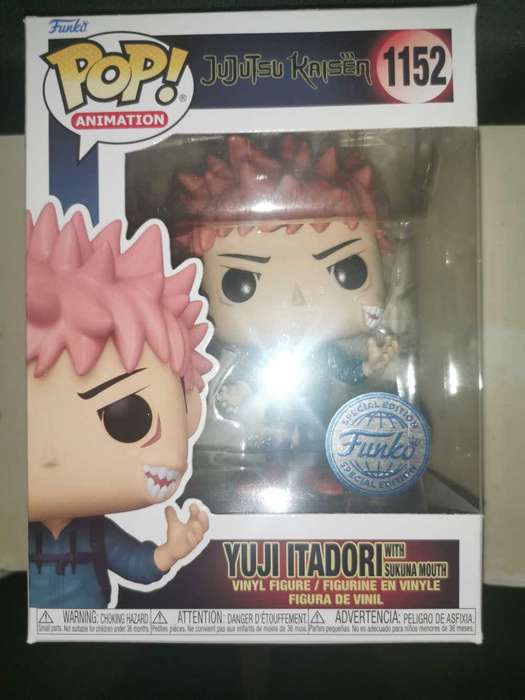 Yuji Itadori Sukuna Mouth Funko Pop Special Edition Jujutsu Kaisen