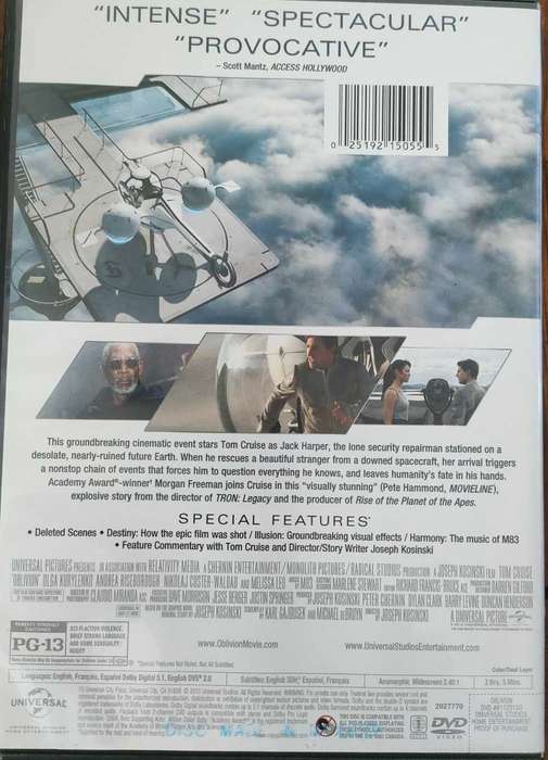 Oblivion , DVD