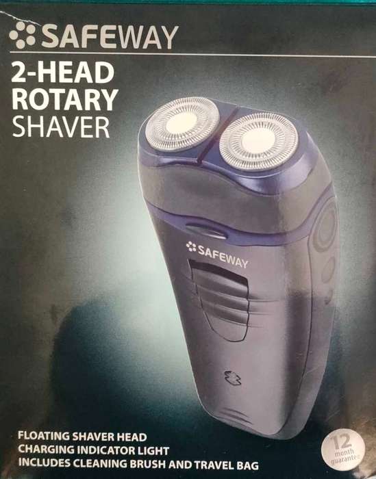 Shaver-2 head rotary shaver