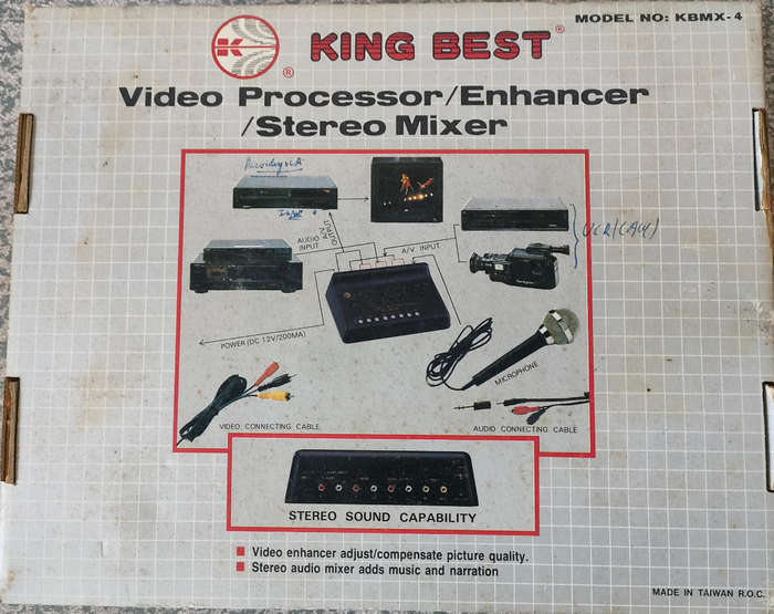 Video Processor/Enhancer/Stereo Mixer