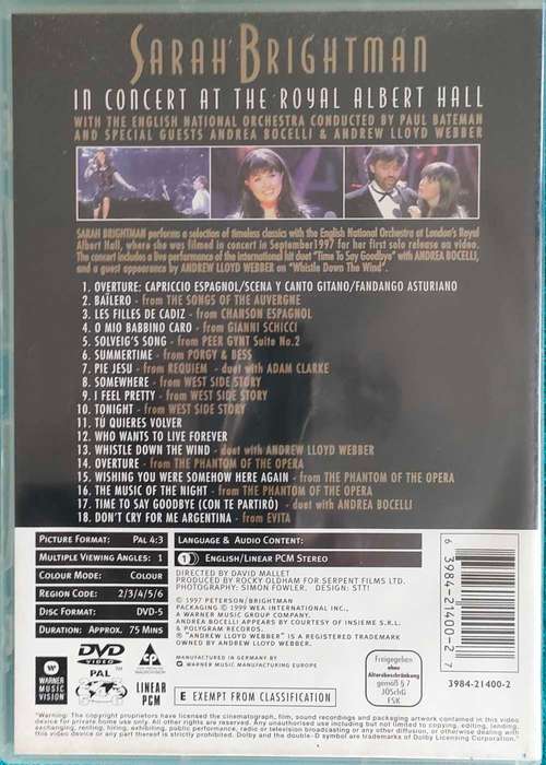 Sarah Brightman in Concert