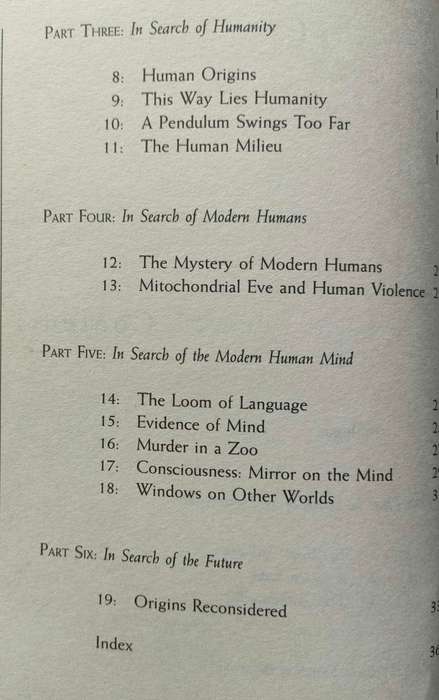 Origins Reconsidered-In Search of What Makes Us Human