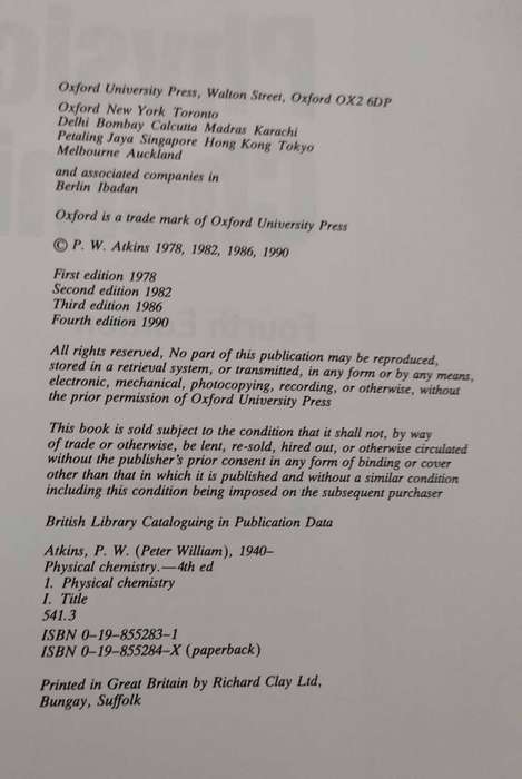Physical Chemistry