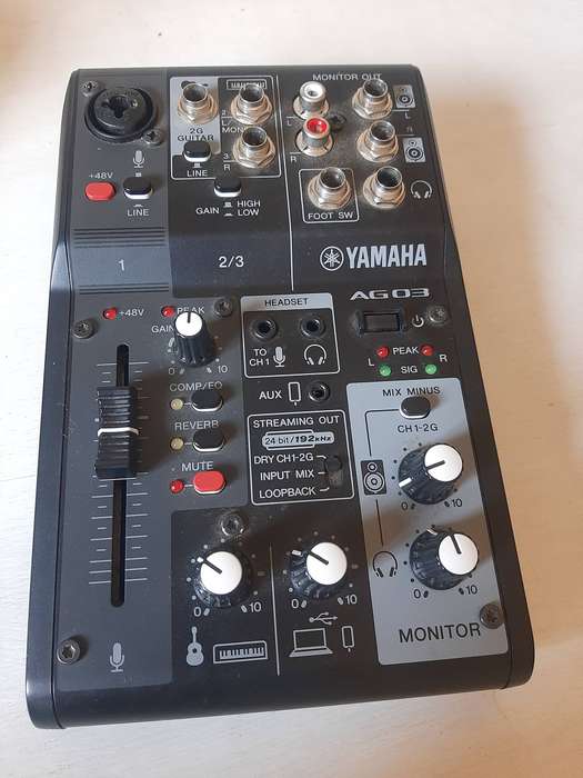 Yamaha AG03 MK2 Mixer & USB Audio Interface