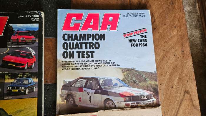Vintage Unused Car Magazines