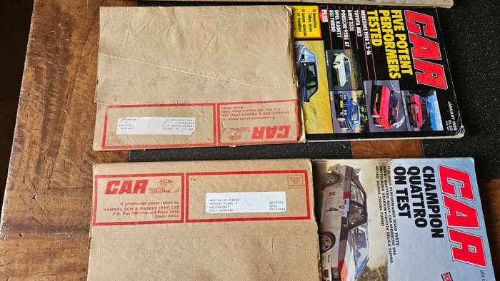 Vintage Unused Car Magazines