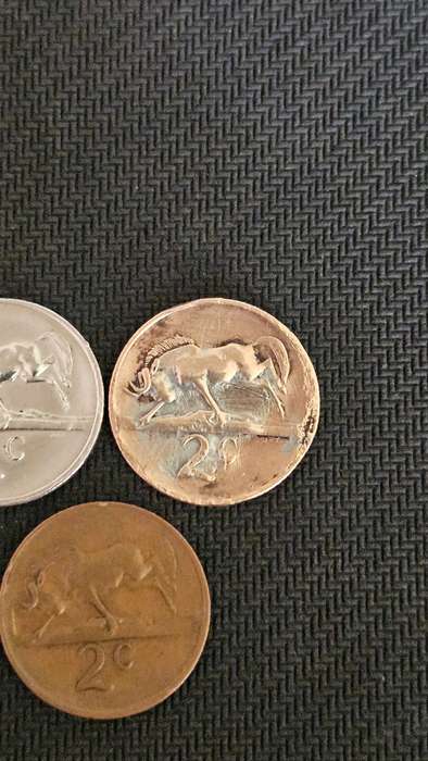 South African Silver 2 Cent Coin Plus More