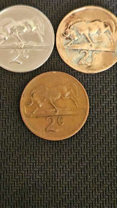 South African Silver 2 Cent Coin Plus More