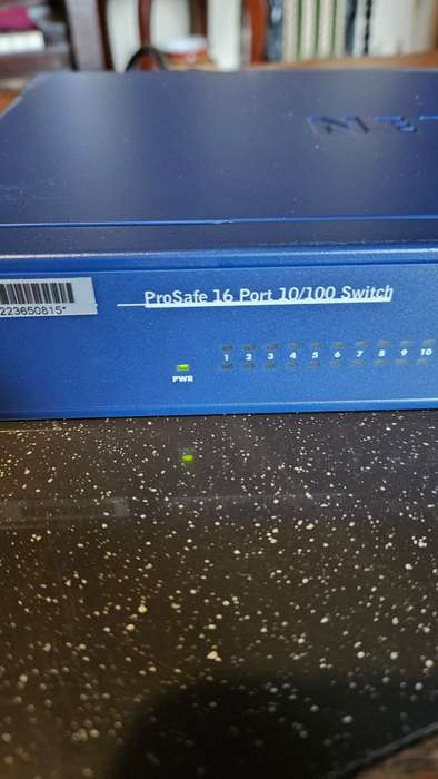 2 X NetGear ProSafe 16 Port 10/100 Switch