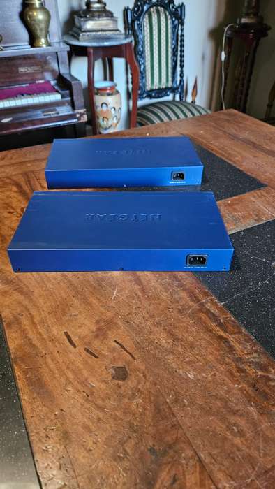 2 X NetGear ProSafe 16 Port 10/100 Switch