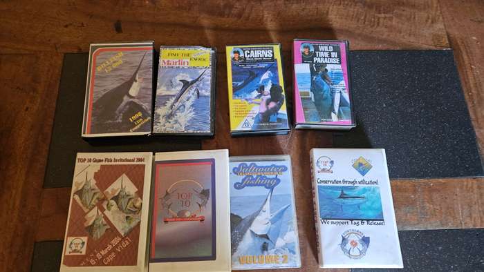 Game Fishing VHS Tapes