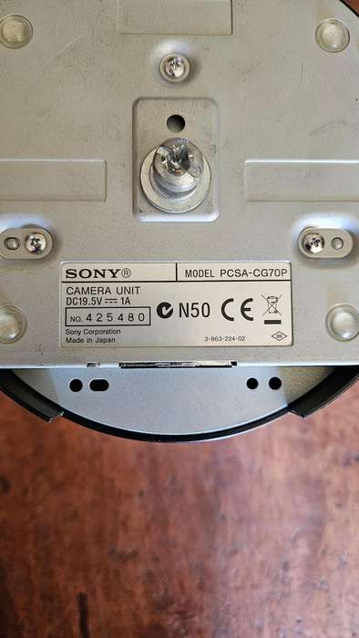 Sony Camera Model PCSA-CG70P