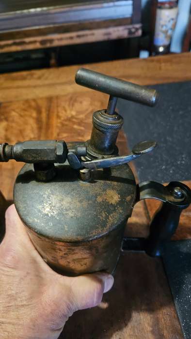 Antique Blowtorch & Lamp