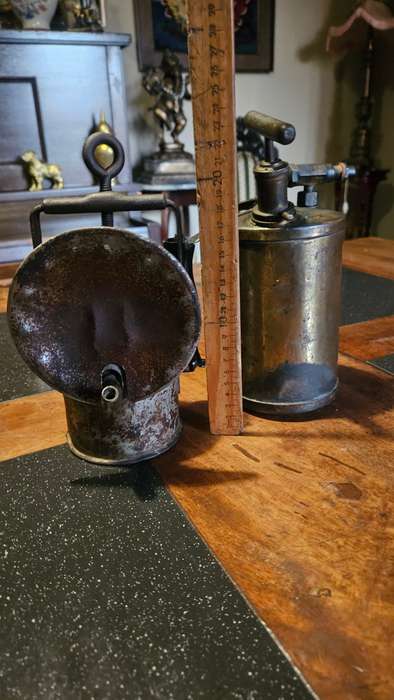 Antique Blowtorch & Lamp