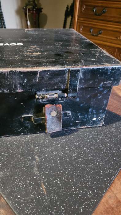 Vintage British Medical Box with leather straps